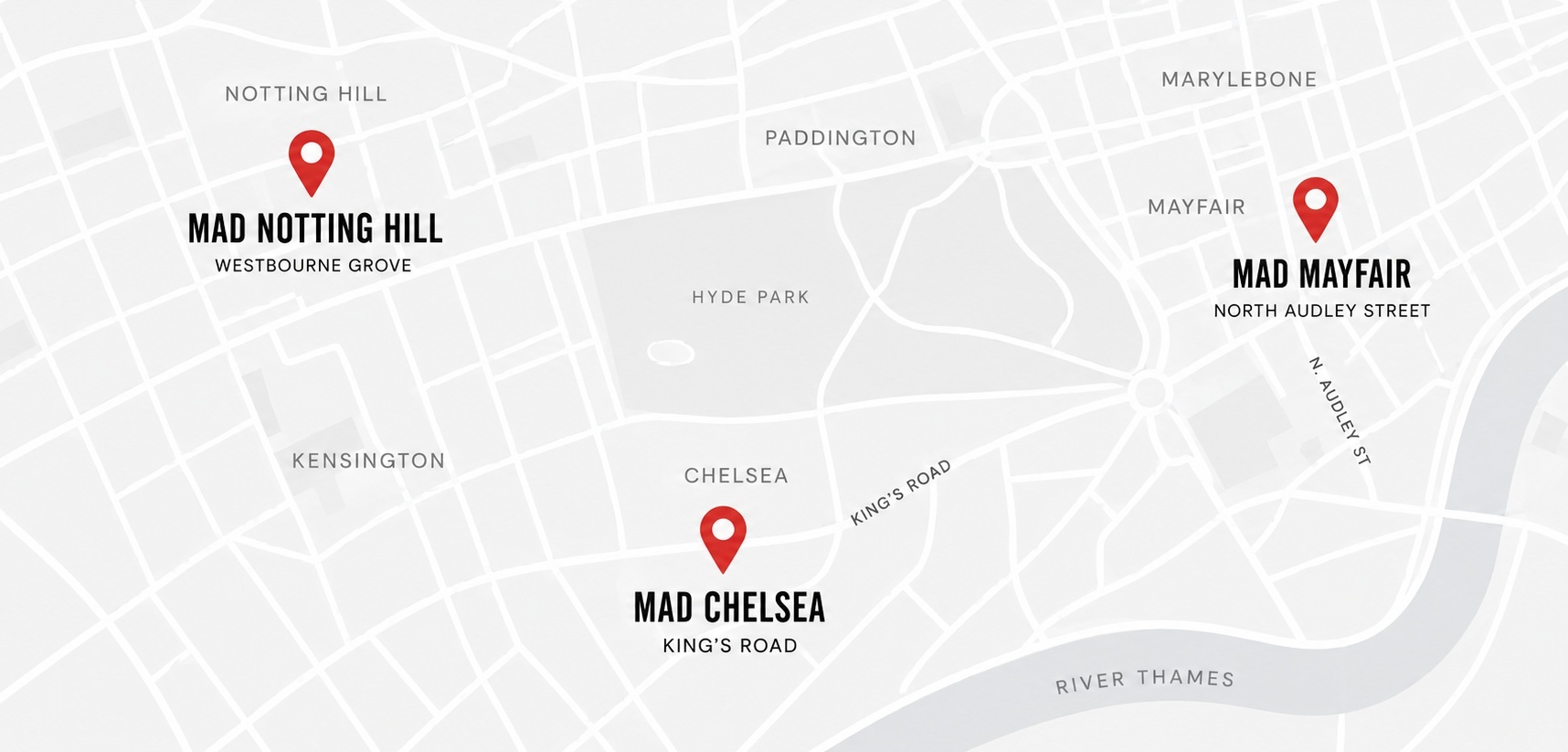 MAD Fitness in Chelsea and Mayfair and notting hill
